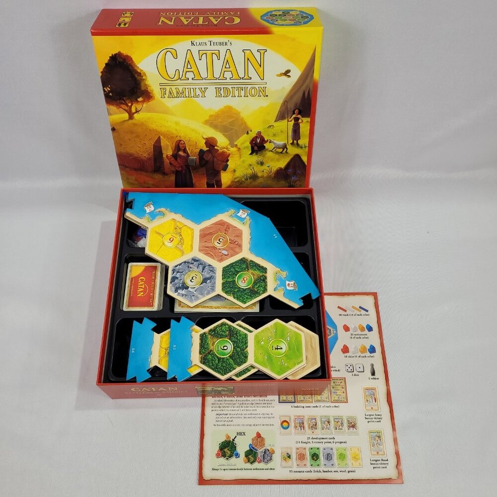 Catan Family Edition 2020 Boardgame Set Board Game by Catan Studio